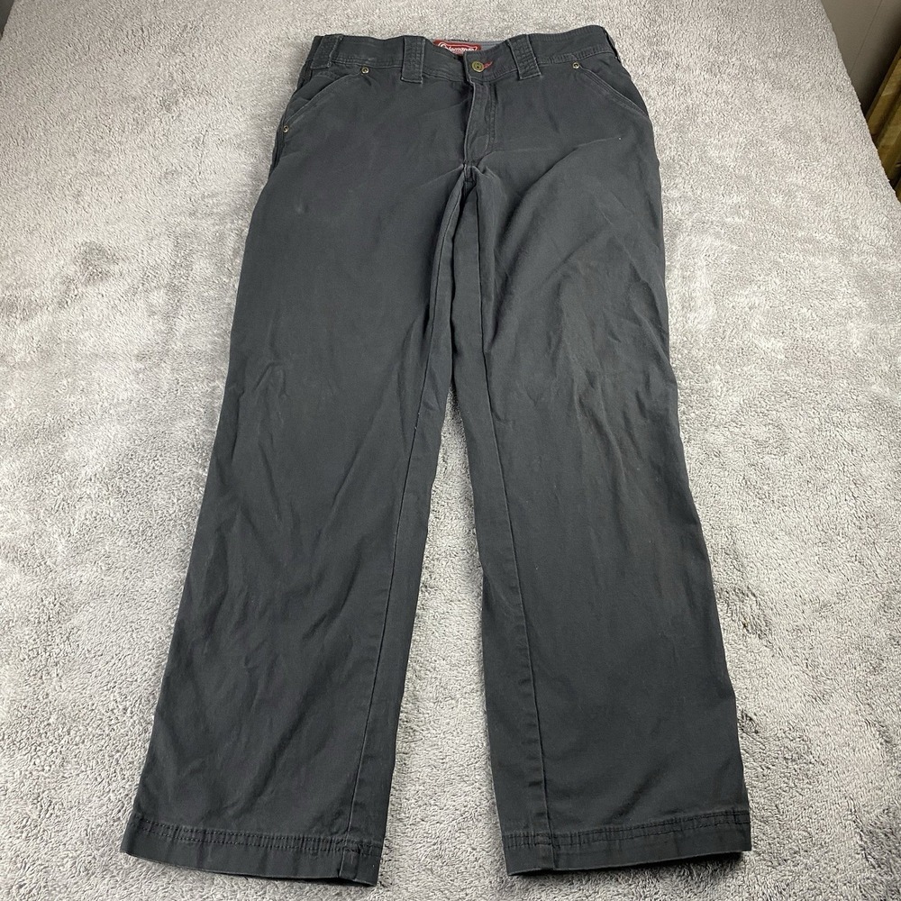 Coleman Work Pants Mens 32X29 Gray Mid Rise